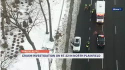 Crash investigation blocks lane on Route 22 in North Plainfield
