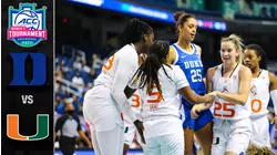 Duke vs. Miami ACC Women's Basketball Tournament Highlights (2022)