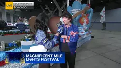Tom Higgenson of Plain White T's talks about Mag mile Lights Parade