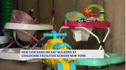 New law bans infant walkers at New York child care facilities