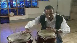 Drumming with Norris