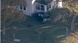 Car crashes into house in Marengo, videos shows