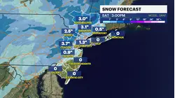 Weekend winter weather: What to expect Saturday and Sunday
