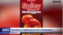 McDonald's bringing back Spicy Chicken McNuggets for limited time