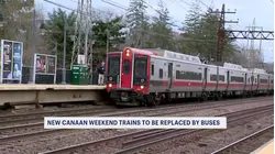 New Canaan weekend Metro-North trains to be replaced by buses until June