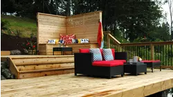 Tiered Dock with Storage