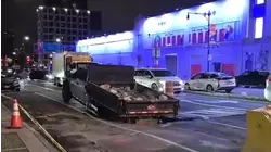 Truck falls into sinkhole in the Bronx