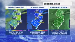 Windy tonight after a day of clouds and light showers south