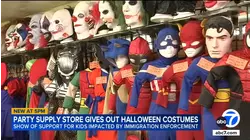 East LA party store gives free costumes to families affected by immigration enforcement