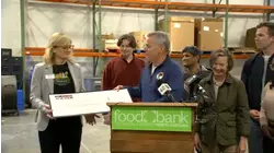 Gov. Stein presents $3.3M donation to Food Bank during shutdown