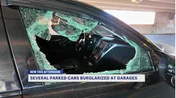 Several vehicles found with smashed windows in Yonkers parking garage