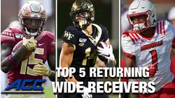Top 5 Returning ACC Wide Receivers | ACC Football 2020