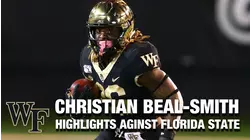 Wake Forest RB Christian Beal-Smith Highlights Against FSU