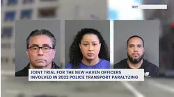Former New Haven officers set for joint trail in case of man paralyzed after van ride
