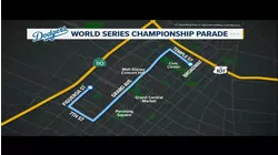 Parade, Dodger championship celebration to be held Monday