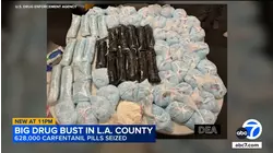 628,000 carfentanil pills, powerful drug used on elephants, seized in LA County DEA operation