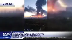 Moscow targeted by 'largest ever' drone attack on final day of Russia's election