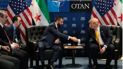 Trump meets with Syrian president at NATO summit