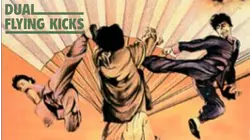 Duel of Flying Kicks