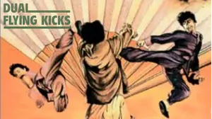 Duel of Flying Kicks