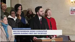 Mayor Mamdani signs five executive orders on first day in office