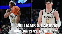 Wake's Alondes Williams & Jake LaRavia Too Much For Irish