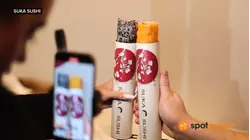 Viral sushi spot turning heads with creative eating style