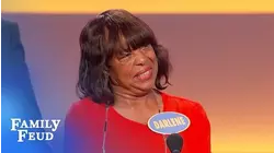Darlene gets UP CLOSE and PERSONAL with Steve Harvey! | Family Feud