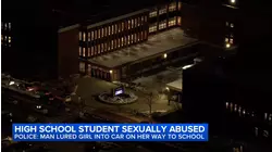 Girl kidnapped, sexually abused on way to suburban school; 1 arrested