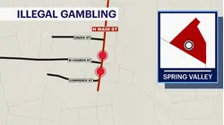 Police: 2 men face charges related to illegal gambling operations in Spring Valley