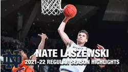 Nate Laszewski Regular Season Highlights | Notre Dame Forward
