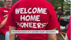 Sacred Heart University's newest freshman class get warm campus welcome