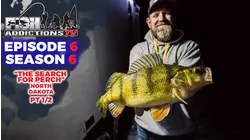 Fish Addictions S6:E6 "Crushing Jumbo Perch" Ice Fishing on Unfamiliar Lakes