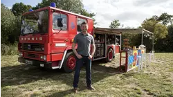 Fire Engine, Shepherd's Hut & Telescope