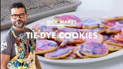 Rick Makes Tie-Dye Cookies