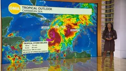 Tropical Storm Melissa gaining strength in the Caribbean