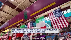 The Bronx's Little Italy celebrates Columbus Day as NYC mayor skips Manhattan parade