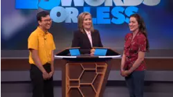 Curtis Stone and Lindsay Price vs. Lauren Lapkus and Hal Sparks