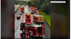 Tree falls onto coach bus, blocks all lanes of I-95 in Westport