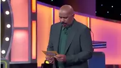 DUH! Steve Harvey cracks up at Sandra's answer!