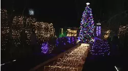 Untermyer Gardens transformed with thousands of lights for the holidays