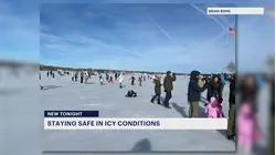 How much longer is the frozen Navesink River safe to enjoy?