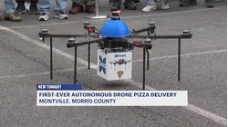 Drone delivery first: Pizza goes to new heights in Montville