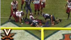 UVA's Eli Hanback Ends The Hokies With Fumble Recovery In The End Zone