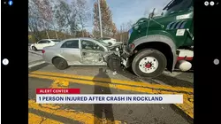 Driver extricated after head-on crash in Rockland