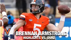 Virginia's Brennan Armstrong Eviscerates Blue Devils' Defense