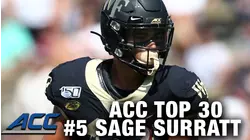 2020 ACC Top Returning Players: #5 Wake Forest WR Sage Surratt