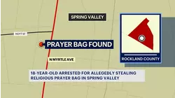 Teen charged with grand larceny after theft of $5K prayer bag in Spring Valley