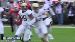 Georgia Tech's Juanyeh Thomas Returns Kickoff 100 Yards For TD vs. Georgia
