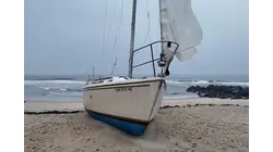 Court orders Sea Girt control of beached sailboat after months in the sand